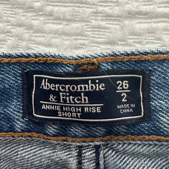 Abercrombie High Rise Denim Short - Picture 2 of 3